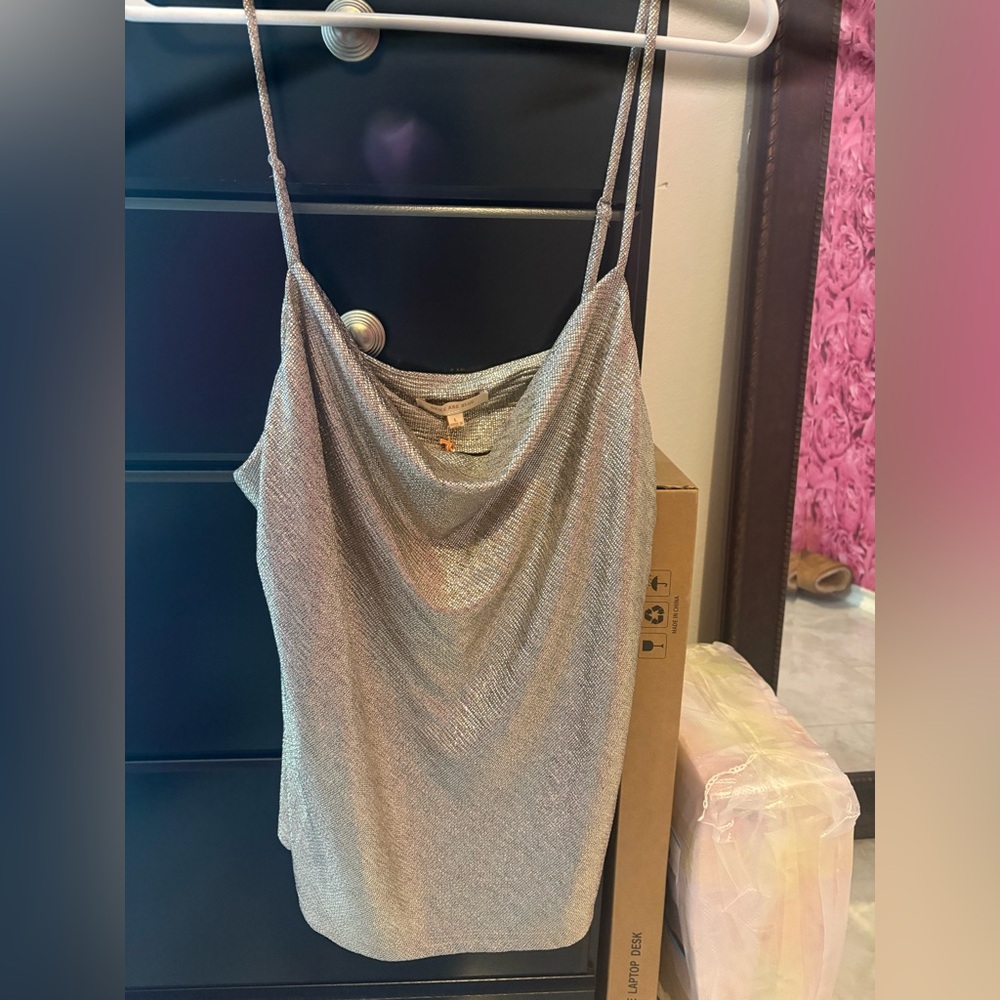 Elegant Champagne Women's Top - Picture 3 of 5